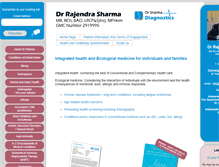 Tablet Screenshot of drsharmadiagnostics.com